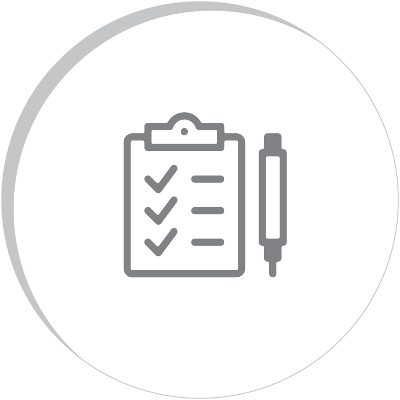 icon clipboard and pen