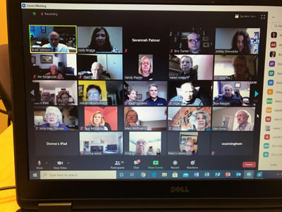 SBU's 50-Year Club met via Zoom.