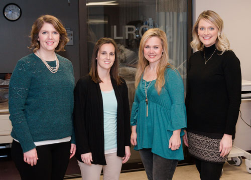 SBU's nursing program on the Bolivar campus is led by Blair Stockton, Julie Wilken, Nancy Delmont and Heather Daulton.