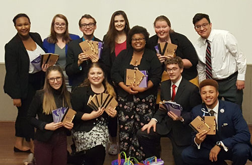 Speaking Bearcats forensics team