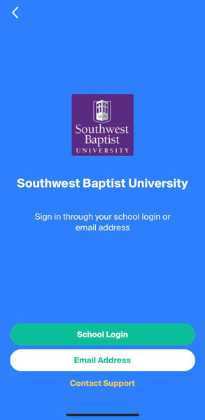 Phone screenshot of Handshake app