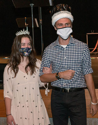 2020 SBU Homecoming King and Queen - Cooper Locke and Hailey Campbell