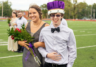 SBU 2021 Homecoming King and Queen, Coleman Yantis and Abigail Farris