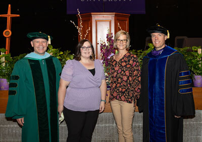 Dr. Brad Johnson, Shonna Fore, Missy Wollard, Dr. Lee Skinkle