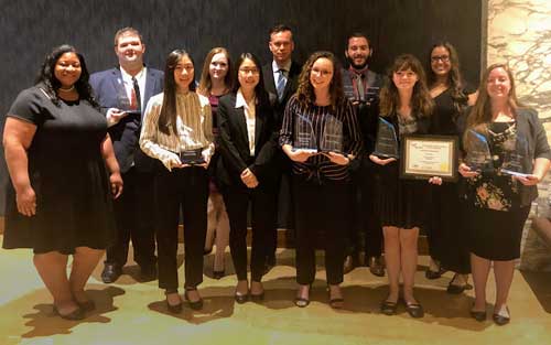 SBU' PBL organization captured 10 top-10 awards at the national competition.
