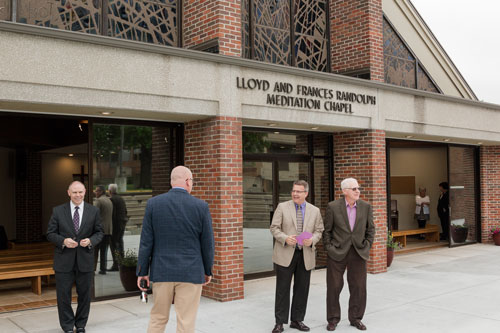 SBU held a dedication ceremony for Randolph Chapel on May 9.