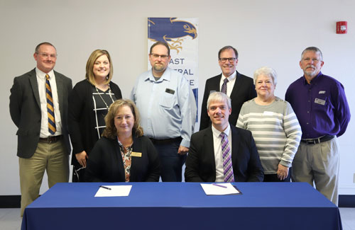 Faculty and staff from East Central College and SBU