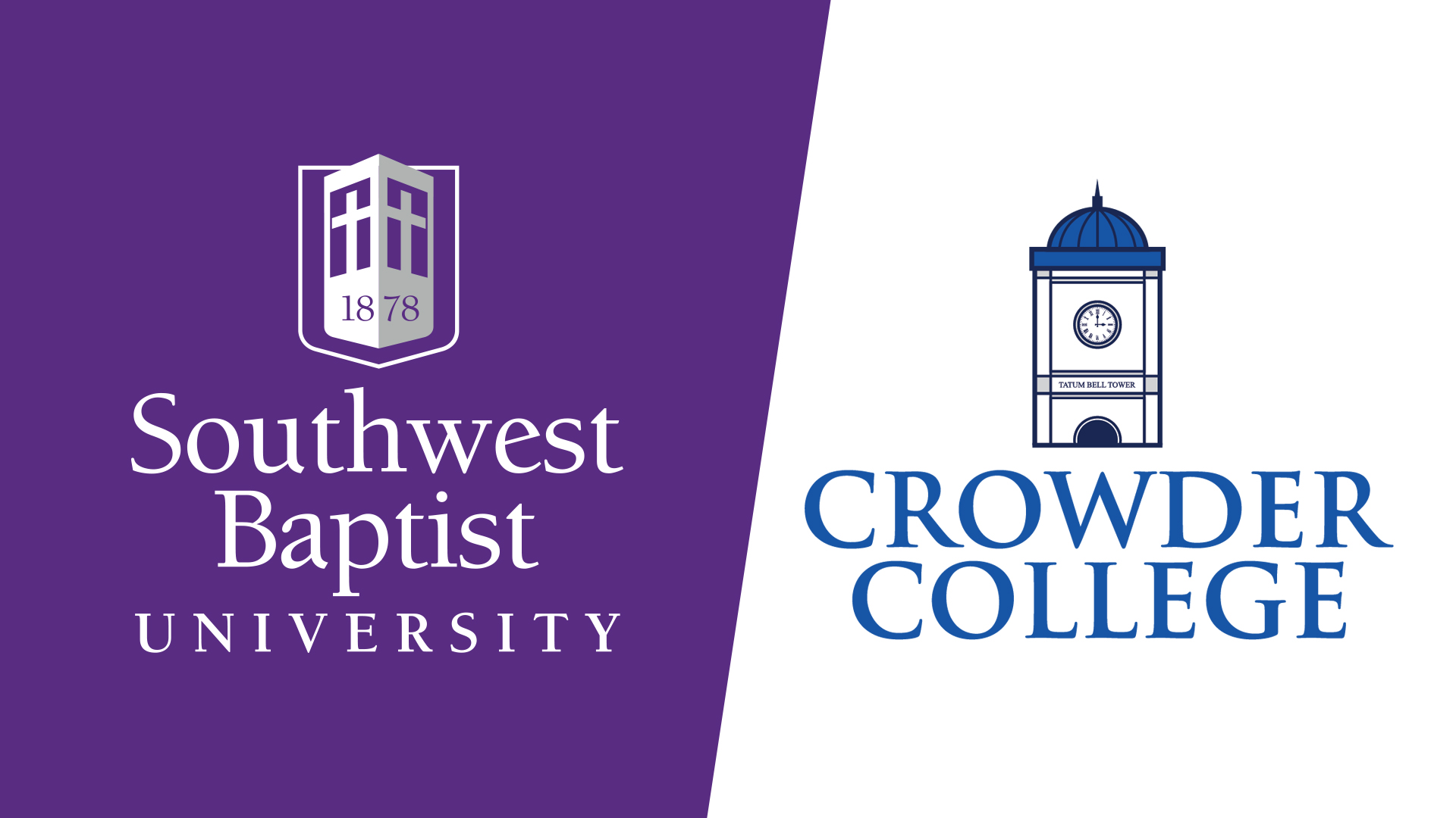 SBU and Crowder College logos