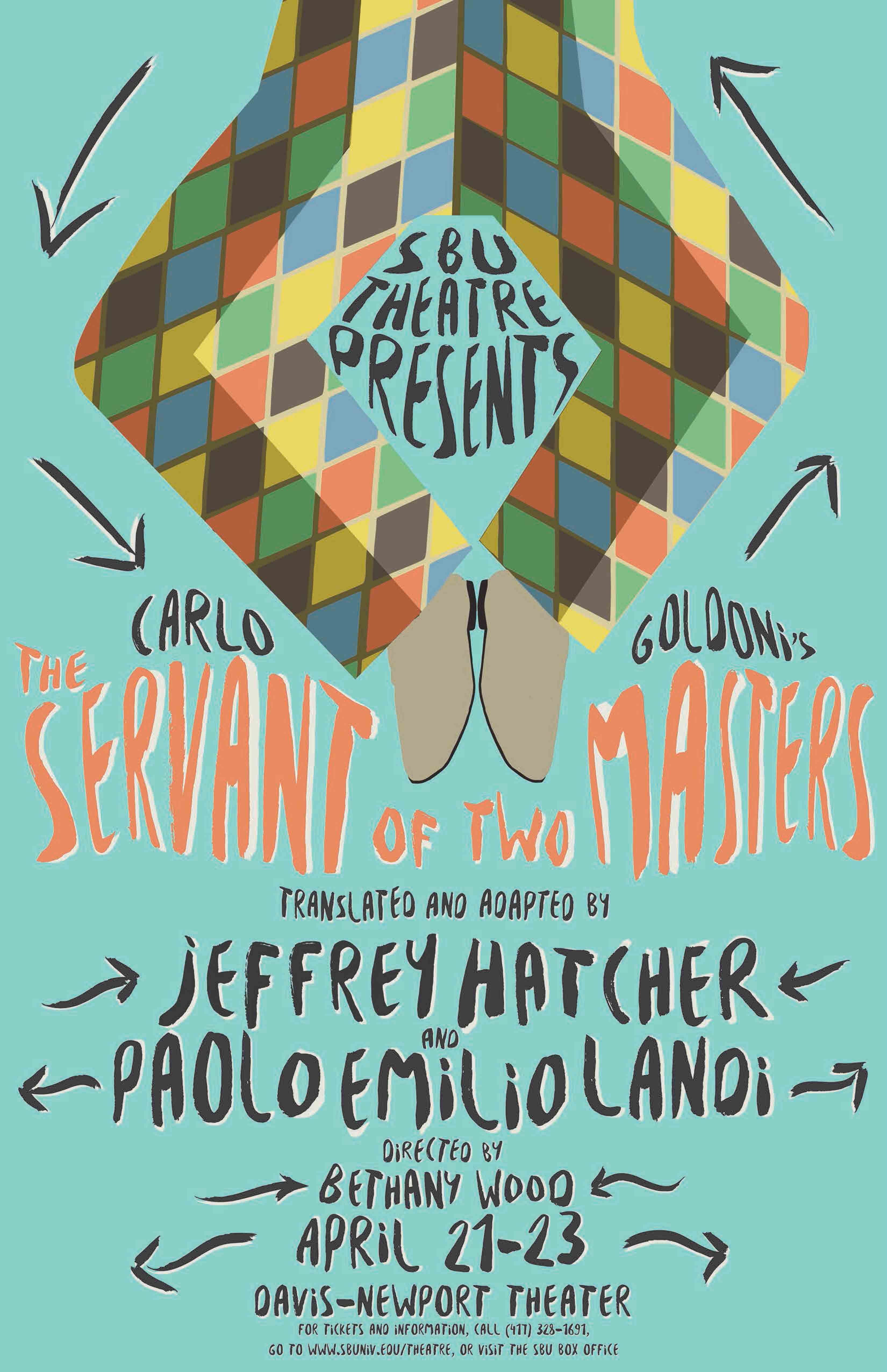 The Southwest Baptist University Theatre program concludes its 2015-2016 season with “The Servant of Two Masters."