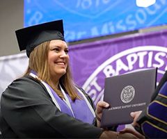 Stephanie Bressie at Graduation