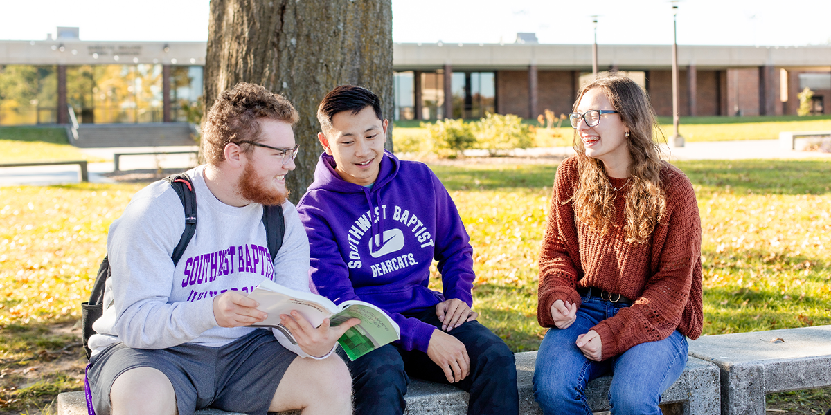 students smiling