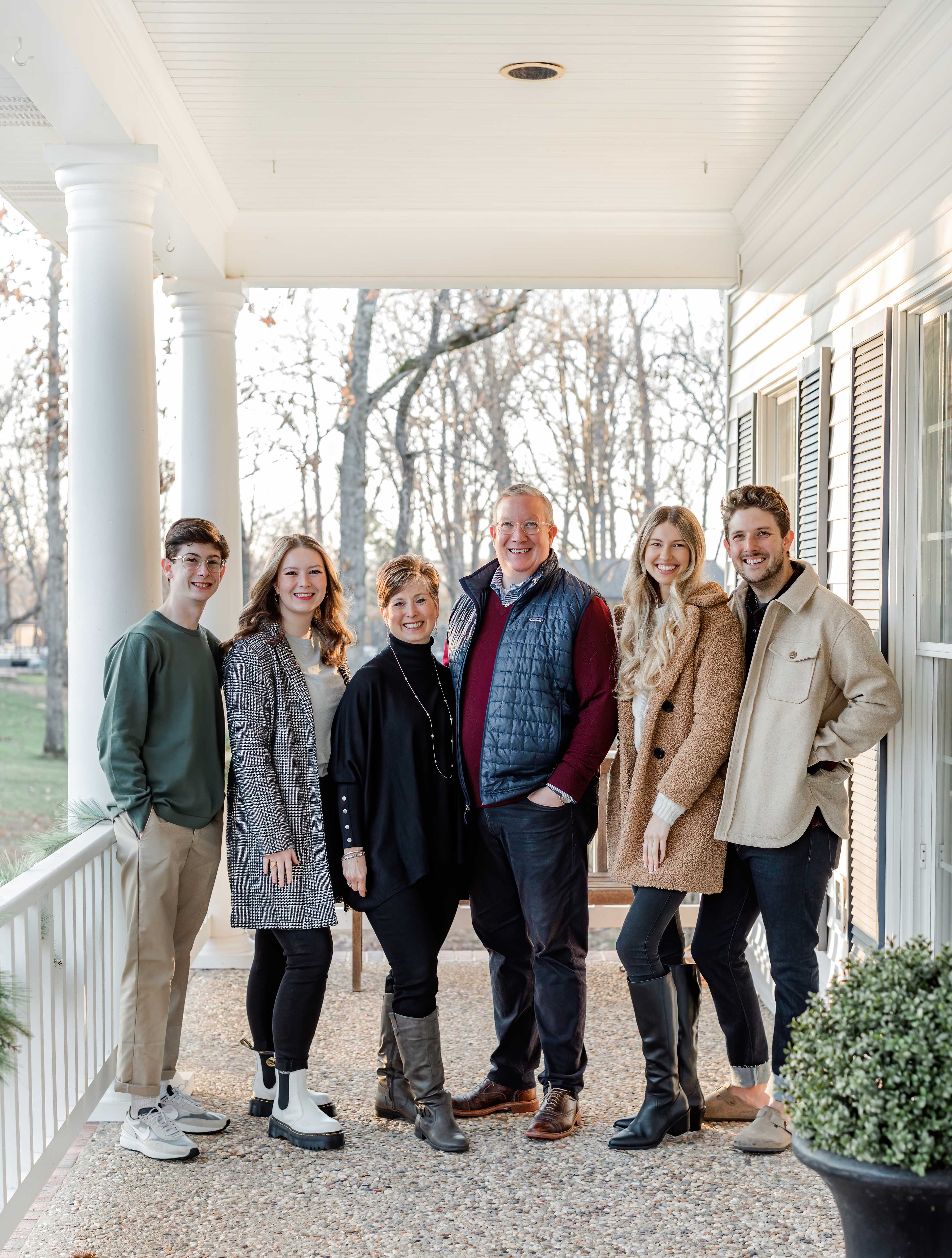 Rick Melson with his wife, Tammy, and son, Matthew